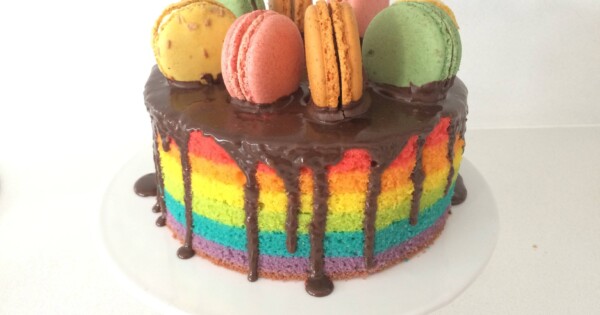 Rainbow Steam Cake Recipe - HowToCookThat : Cakes, Dessert & Chocolate-image