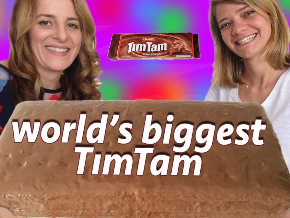 HowToCookThat : Cakes, Dessert & Chocolate  World's Biggest Tim Tam recipe  video - HowToCookThat : Cakes, Dessert & Chocolate