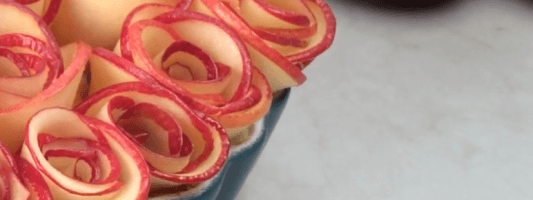 rose apple tart recipe video ann reardon