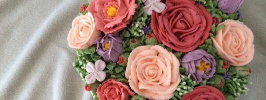 buttercream flower cake ann reardon howtocookthat