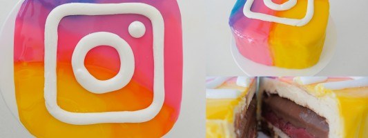 instagram cake new logo how to cook that