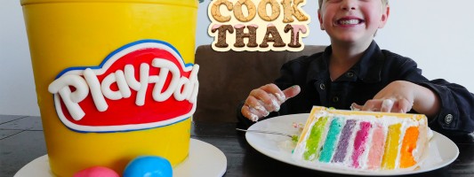 play doh cake recipe kids birthday easy