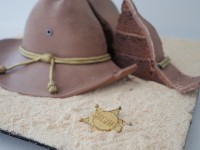 The Walking Dead sheriff’s hat cake