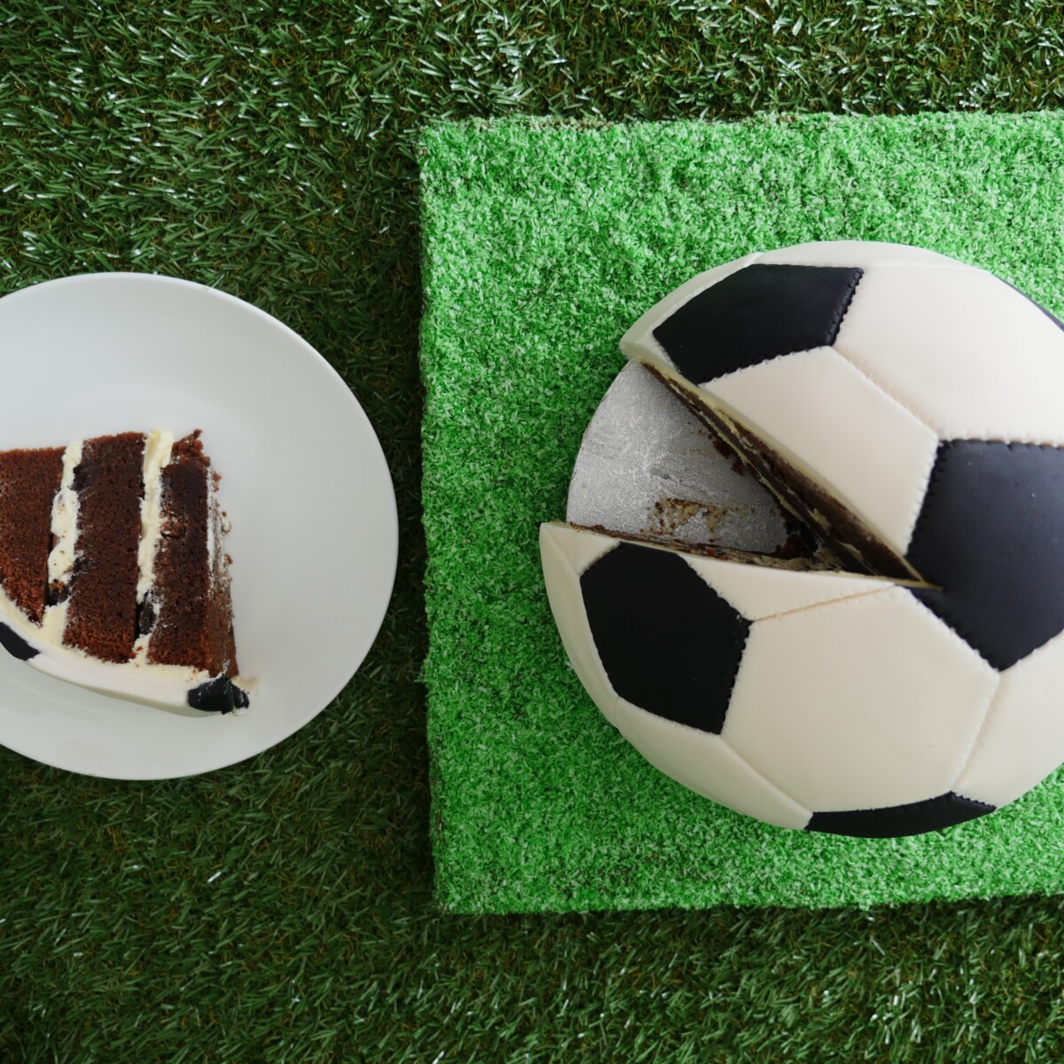 Best Football Cake Recipe - How To Make Football Cake