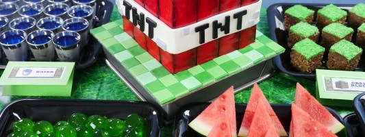 minecraft cake