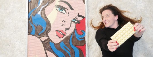 wonder woman chocolate roy lichtenstein