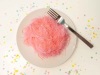 pink cotton candy make at home