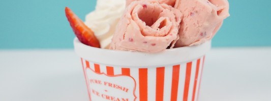 how to make rolled ice cream