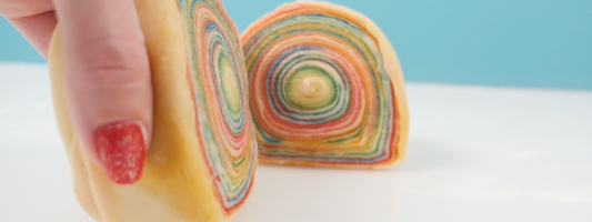 rainbow pastry