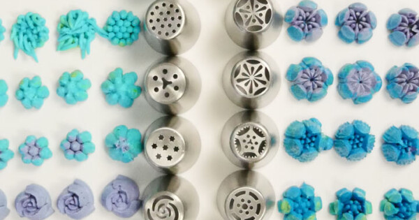 russian flower piping tips
