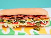 subway sandwich cake