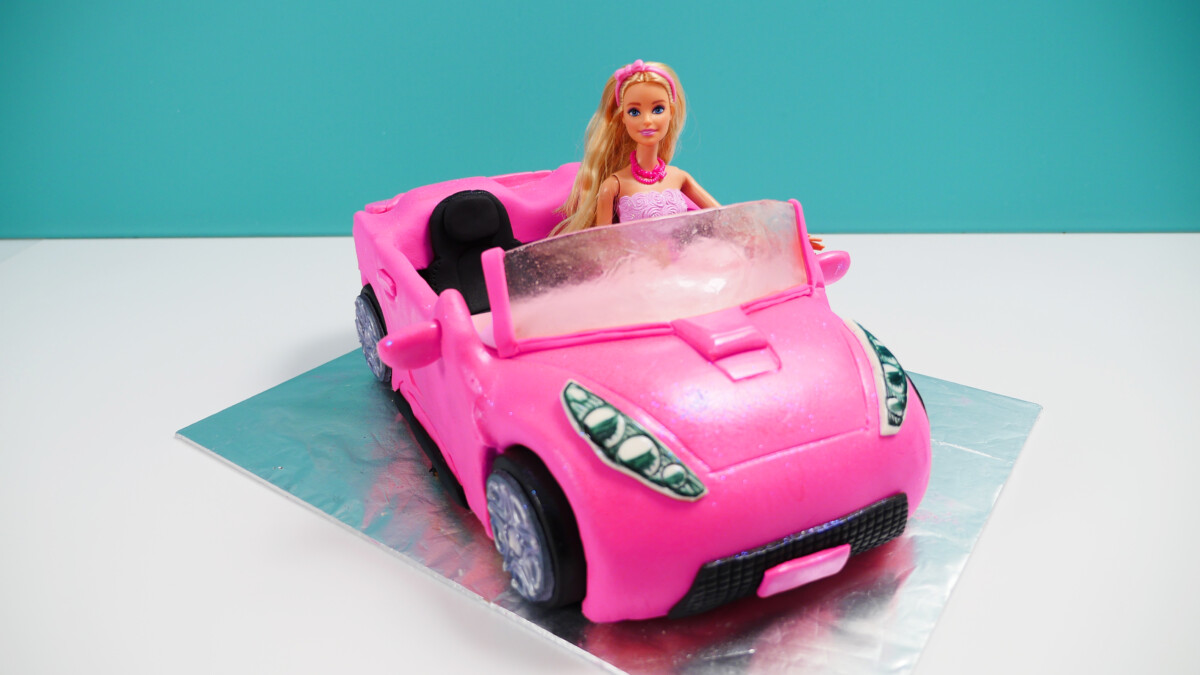 HowToCookThat : Cakes, Dessert & Chocolate | Pink Barbie Car Cake ...