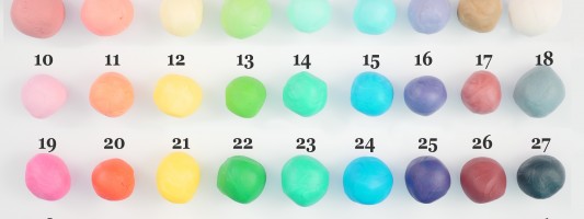 chart of fondant colors