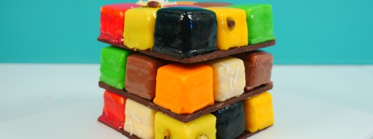 rubix cube cake ann reardon