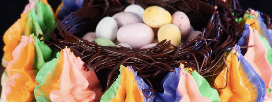 chocolate easter nest edible ann reardon