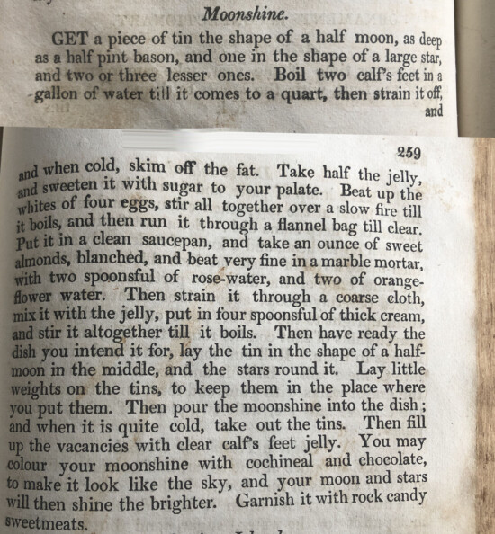 200 year old cookbook