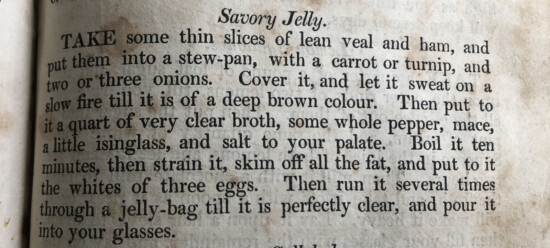 19C (66.2 degrees Fahrenheit) recipes savoury jelly