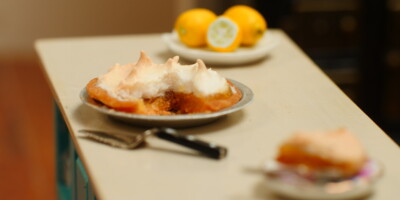 miniture lemon meringue pie recipe. miniature cooking ann reardon