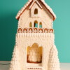 large white gingerbread house 2022