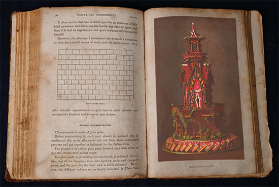 150 year old coookbook gingerbread house
