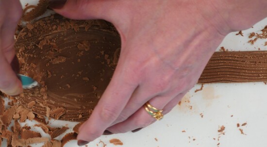 giant chocolate spoon