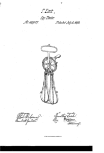 invention of rotary egg beater